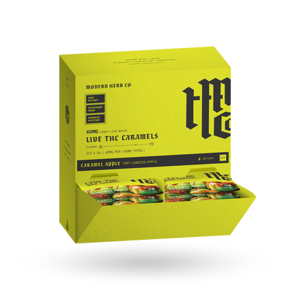 Live THC Caramel: Caramel Apple (Sativa), 1ct - 24pk
