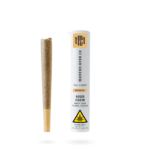 THCa Pre-Roll: Sour Chem (Hybrid), 1g - 24pk