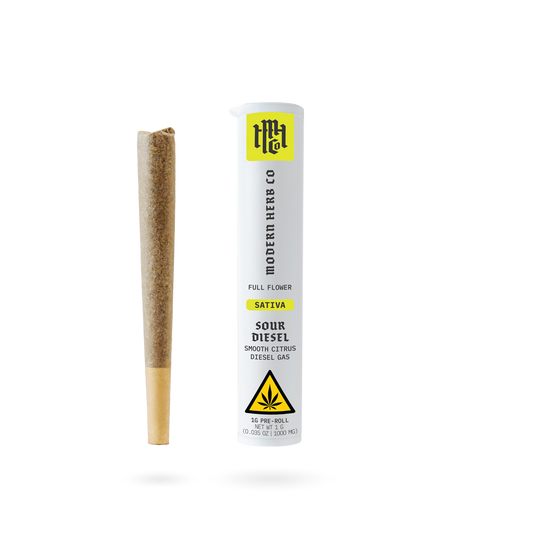 Pre Roll THCa Flower: Sour Diesel (Sativa), 1g - 24pk