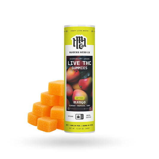 Gummy, Live D9, Daytrip , Mango, 20ct - 6pk