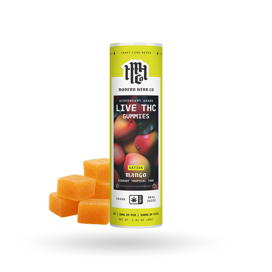 Gummy, Live D9, Daytrip, Mango, 5ct - 6pk