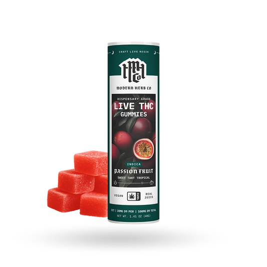 Gummy, Live D9, Knockout, Passion Fruit, 5ct - 6pk