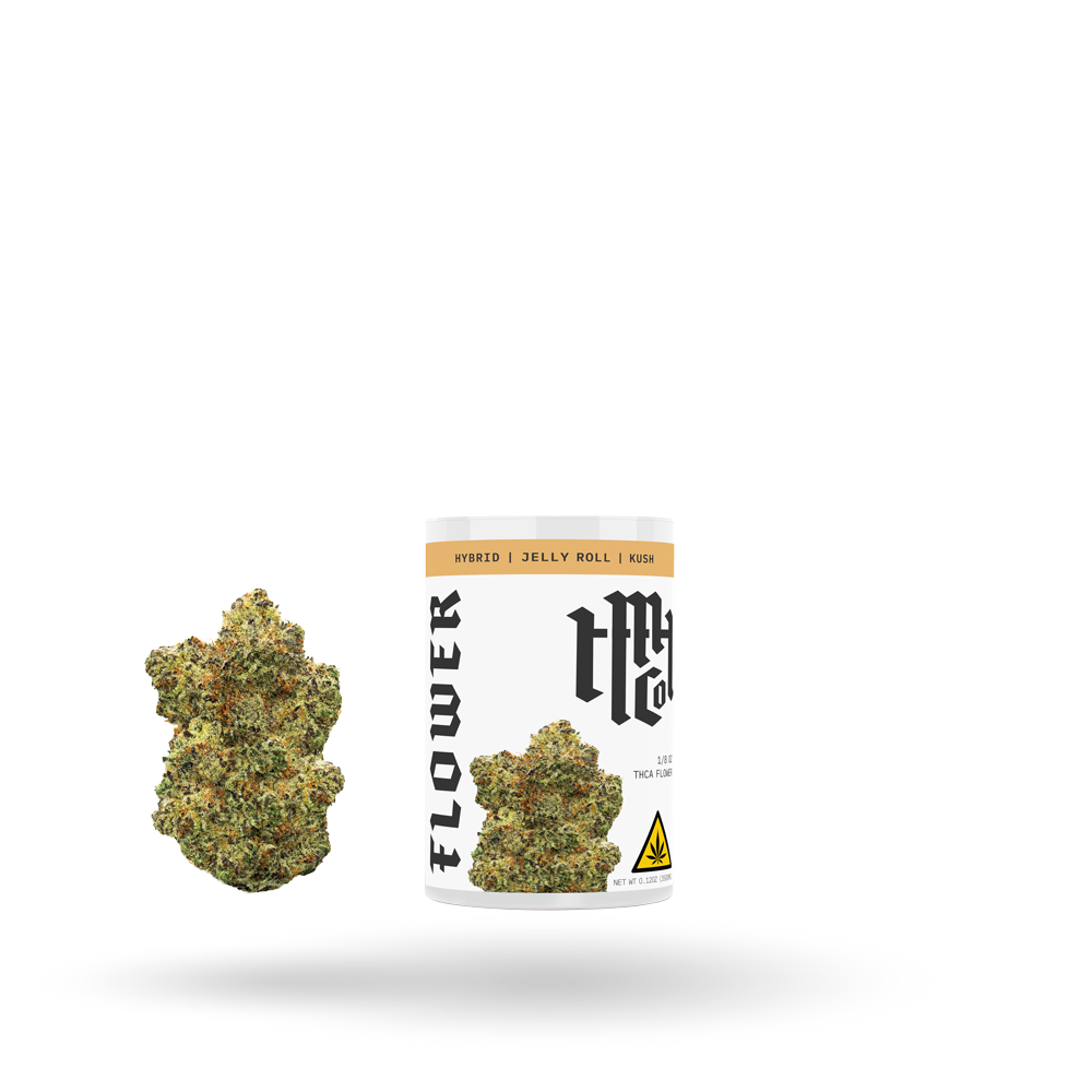 THCa Flower: Jelly Roll (Hybrid), 1/8oz - 6pk