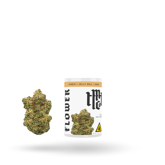 THCa Flower: Jelly Roll (Hybrid), 1/8oz - 6pk