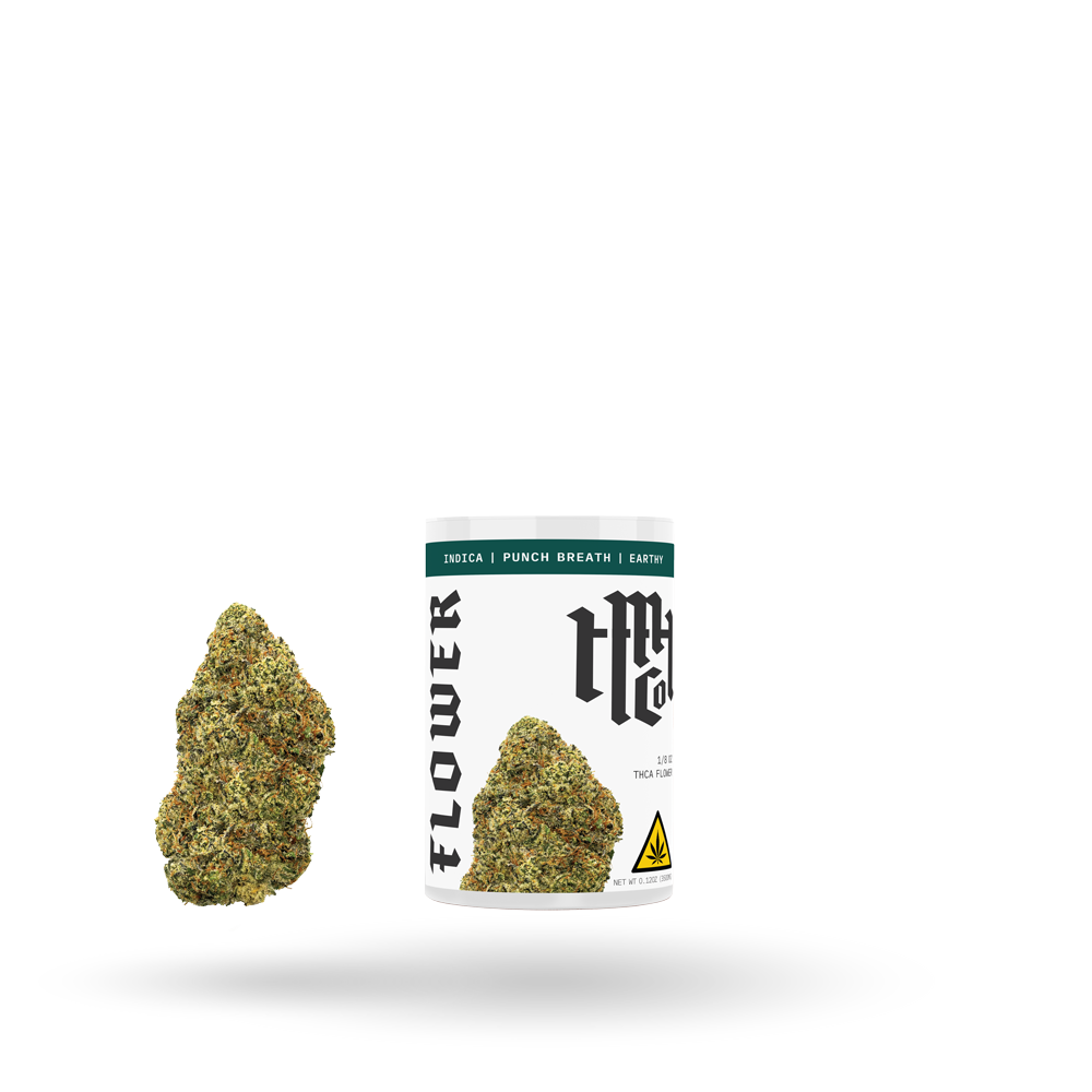 THCa Flower: Punch Breath (Indica), 1/8oz - 6pk