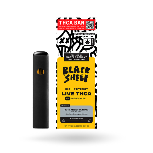 Liquid Diamonds Disposable: Permanent Marker (Indica) 2g - 12 Pack
