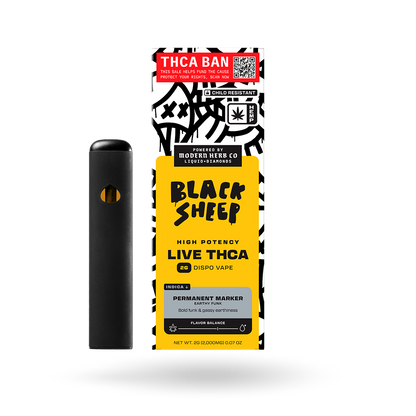 Liquid Diamonds Disposable: Permanent Marker (Indica) 2g - 6 pack