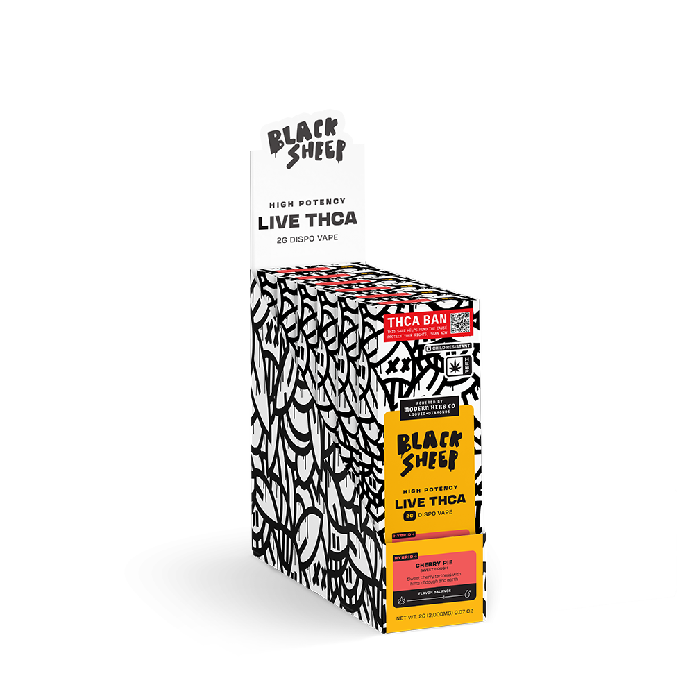 Liquid Diamonds Disposable: Cherry Pie (Hybrid) 2g - 12 Pack