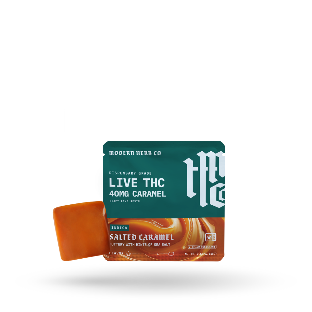 1ct Modern Herb Co Live D9 Caramel 24 Pack: Knockout