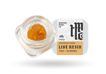 THCa Live Resin Diamonds Dab: Pineapple Express (Hybrid), 2g - 6pk