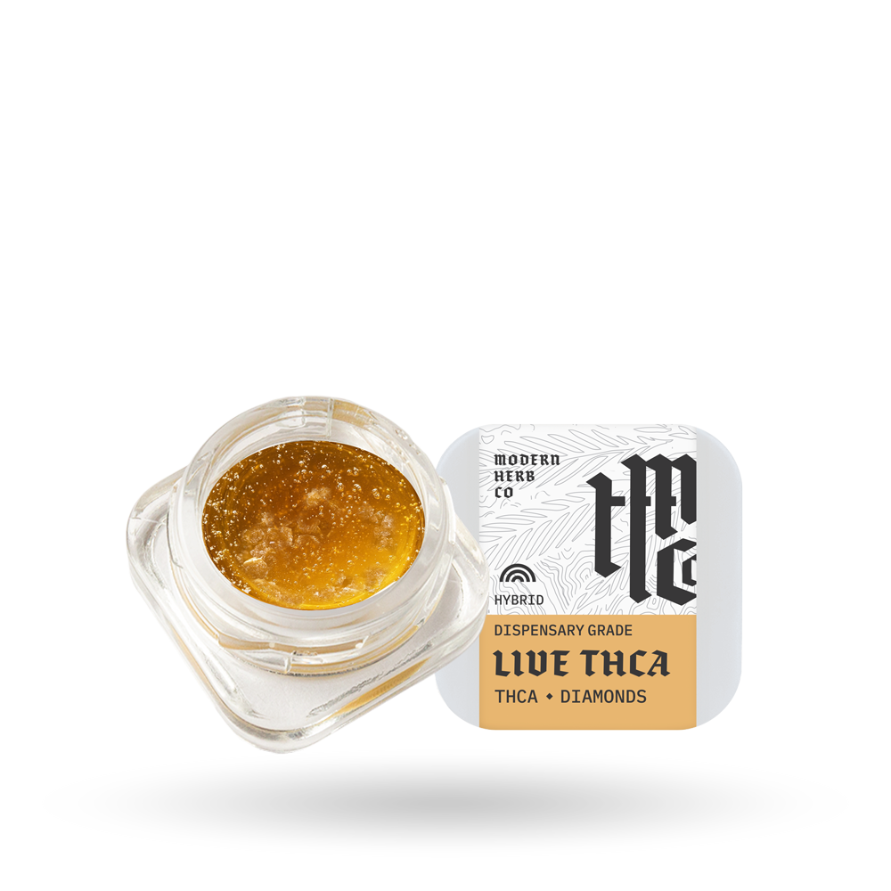 THCa Live Resin Diamonds Dab: Rainbow Runtz (Hybrid), 2g - 6pk