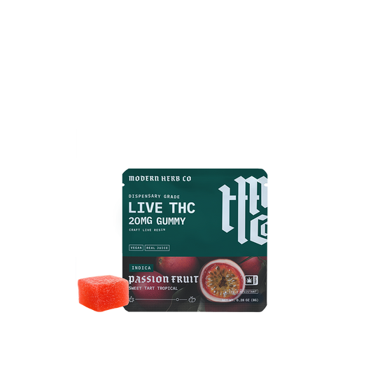 Gummy, Live D9, Knockout, Passion Fruit, Single - 24pk