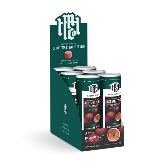 Gummy, Live D9, Knockout, Passion Fruit, 5ct - 6pk