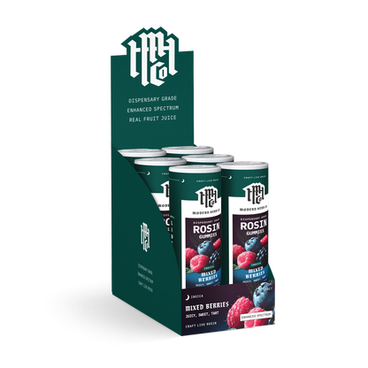 30ct - MHC D9 10mg Rosin Gummy - Mixed Berries (Indica) - 6pk