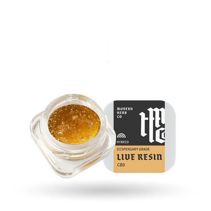 Live Resin CBD Dab: Sour Pineapple (Hybrid), 2g - 6pk