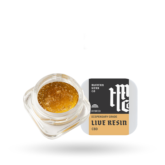 Live Resin CBD Dab: Sour Pineapple (Hybrid), 2g - 6pk