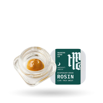 Live THCa Rosin Dab: GMO (Indica), 1g - 6pk