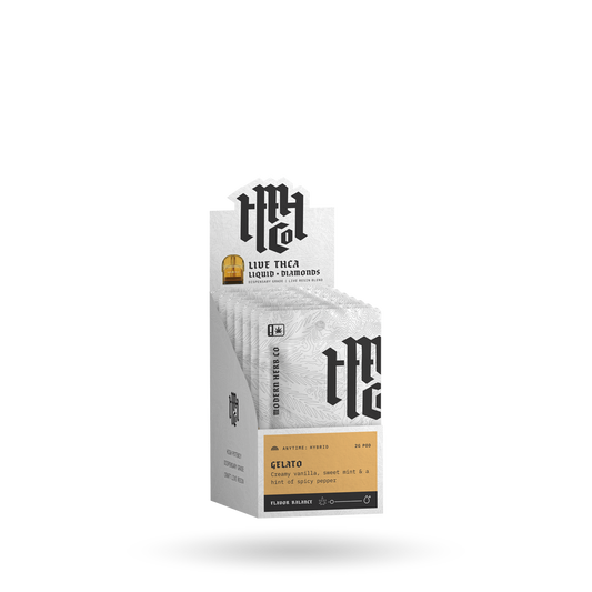 THCa Live Resin Liquid Diamonds Pod Refill 6 Pack: Gelato (Hybrid) - 2g