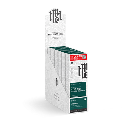 THCa Disposable Live Resin Liquid Diamonds: Lemon OG (Indica) - 2g