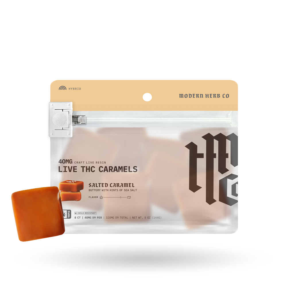 Caramel, Live D9, Anytime, 8ct - 6 Pack