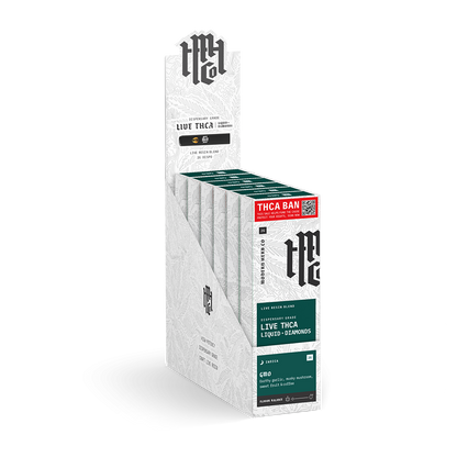 THCa Disposable Live Resin Liquid Diamonds 12 Pack: GMO (Indica) - 2g