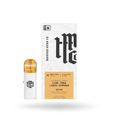 2g Modern Herb Co THCA Liquid Diamonds Pod Starter Kit 6 Pack: Anytime Gelato