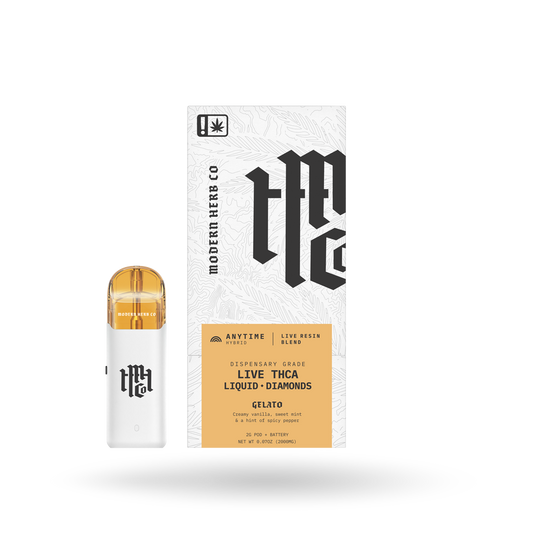 THCa Live Resin Liquid Diamonds Pod Kit 6 Pack: Gelato (Hybrid) - 2g