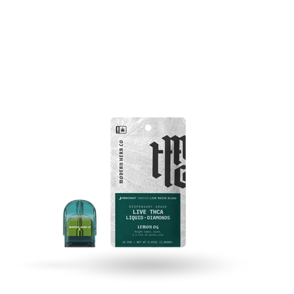 2g Modern Herb Co THCA Liquid Diamonds Pod Refill 6 Pack: Knockout Lemon OG