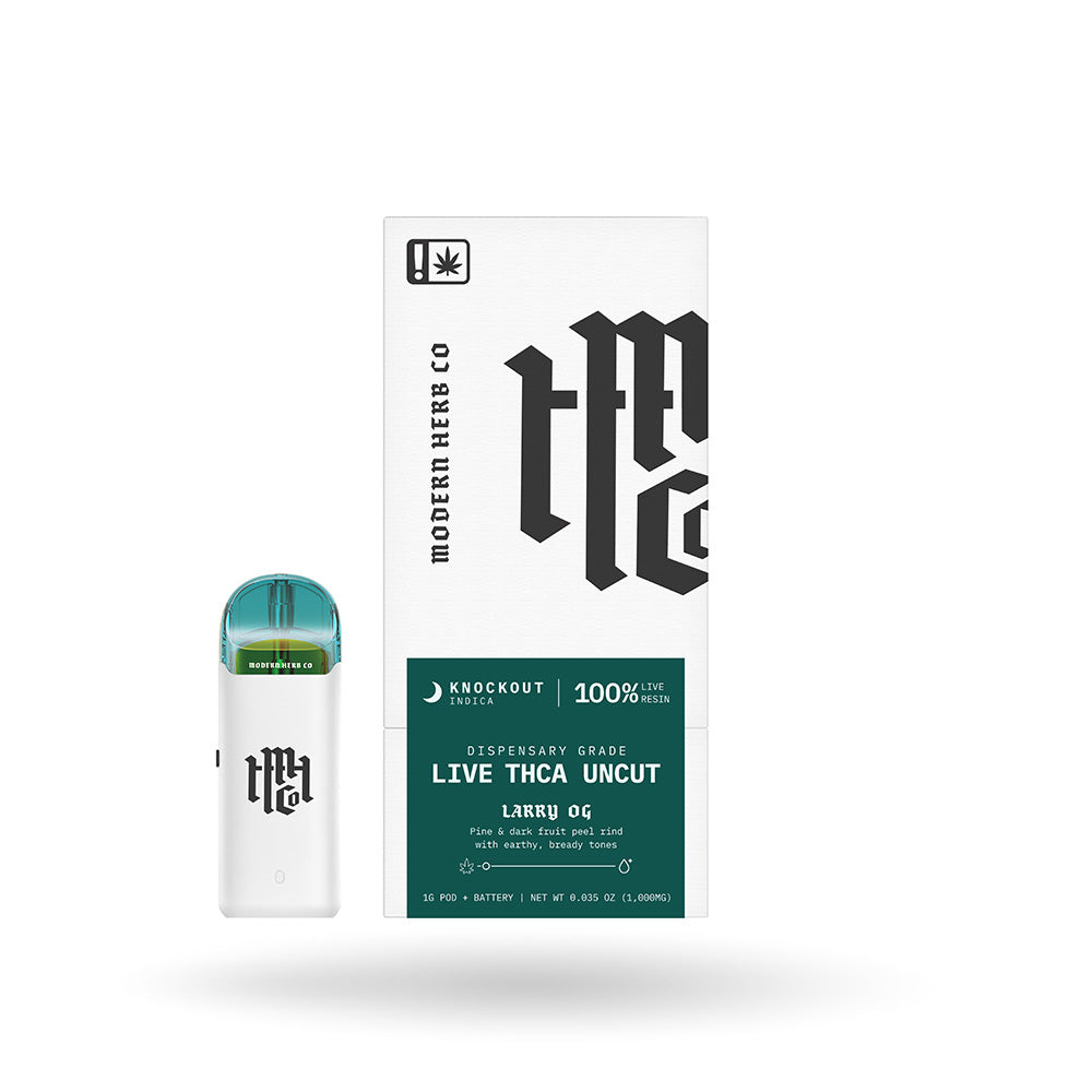 1g Modern Herb Co Live Uncut THCa Pod Starter Kit 6 Pack: Knockout Larry OG