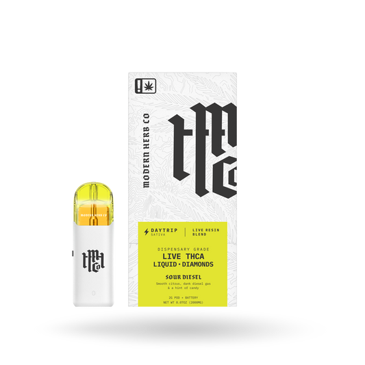 2g Modern Herb Co THCA Liquid Diamonds Pod Starter Kit 6 Pack: Daytrip Sour Diesel